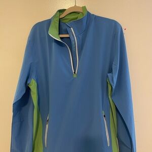 Blue&Green Half-Zip from Abacus